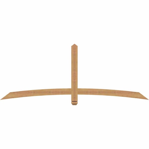 Ekena Millwork Bellingham Timber Gable Bracket, Western Red Cedar, 84"W x 31"H x 1 1/2"D x 3 1/2"F, 9/12 Pitch GBW084X31X0204BEL00SWR - main